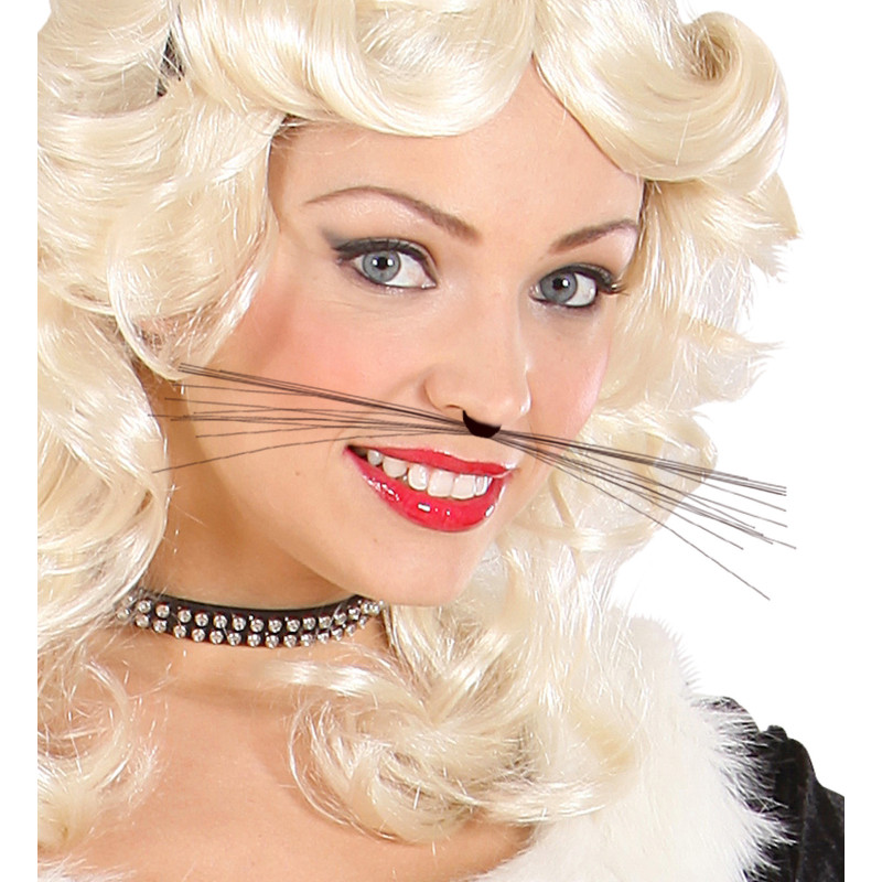 Vousky kočička černé