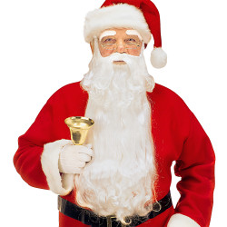 Mikulášské vousy a obočí bílé