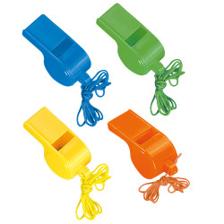 Píšťalky neonové - 4 ks