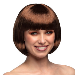 Paruka čokoládově hnědé mikádo