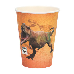 Papírové kelímky Dinopárty 8ks