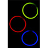 3 fluorescenční náramky