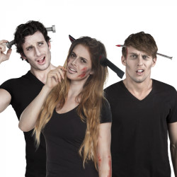 Čelenka halloweenské motivy