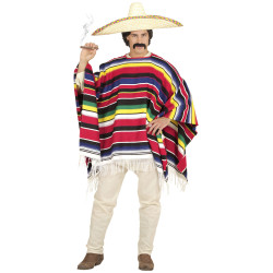 Autentické mexické pončo