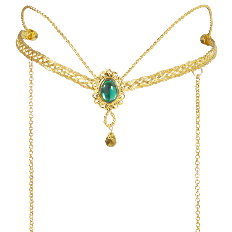 Elfí čelenka zlatá