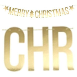 Vánoční girlanda zlatá