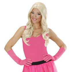 Rukavičky růžové neonové