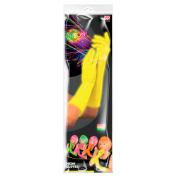 Rukavičky žluté neonové