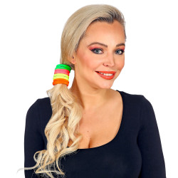 Gumičky do vlasů neonové