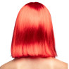 Paruka neonově červená dámská Dance