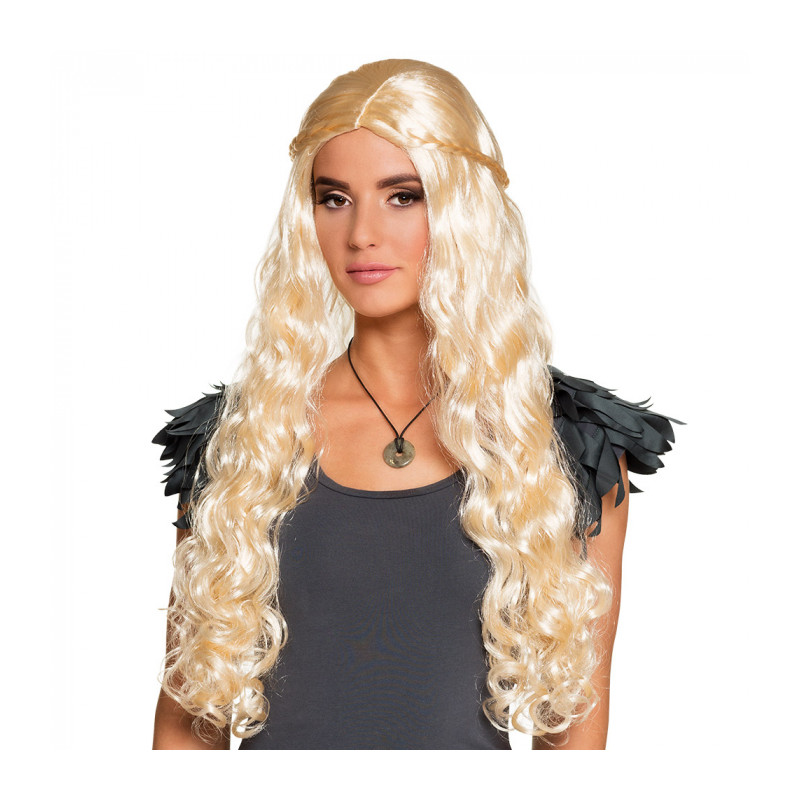 Paruka středověká královna blond