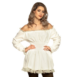 Smetanově bílá renesanční halenka velikost M