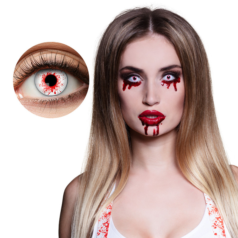 Kontaktní čočky krvavé oči