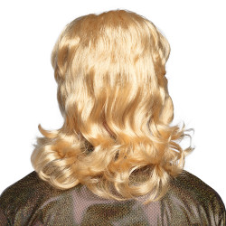 Paruka pánská blond s knírem