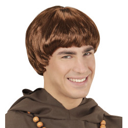 Hnědá paruka mnich