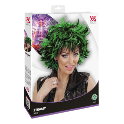 Dámská paruka zelený melír