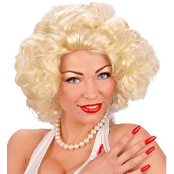 Dámská krátká blond paruka