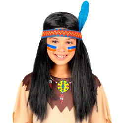 Indiánská paruka pro kluky