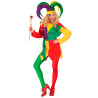 Červeno -zelené punčocháče pro klauna XL