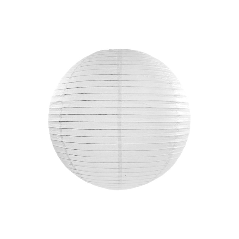 Bílý lampion 25 cm