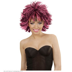 Dámská paruka růžový melír