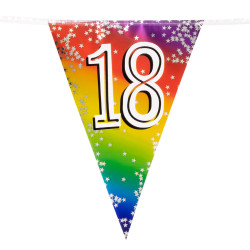 Narozeninová  girlanda '18' (6 m)