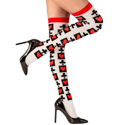 Dámské nadkolenky Poker