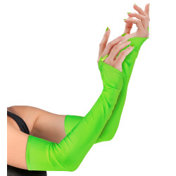 Rukavičky zelené  s poutkem na prst