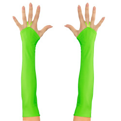 Rukavičky zelené  s poutkem na prst