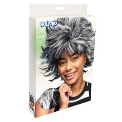 Dámská paruka Wanda černobílý melír
