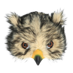 Maska sova plyšová