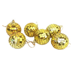 Disco koule zlaté 6ks