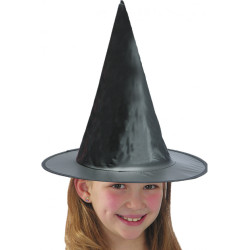 Čarodějnický klobouk černý dívčí