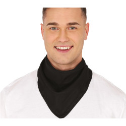 Šátek černý jednobarevný