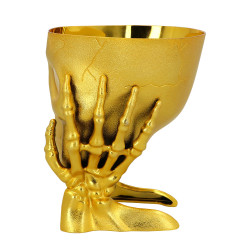 Miska Zlatá lebka (16 x 15 x 17 cm)