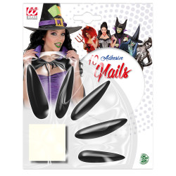 Čarodějnické nehty černé dlouhé