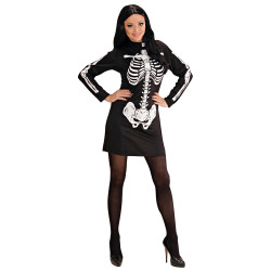 Dámský kostým skeleton velikost M