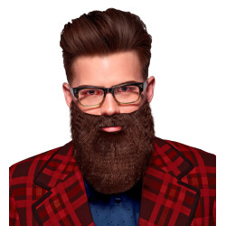 Plnovous hnědý na gumičku