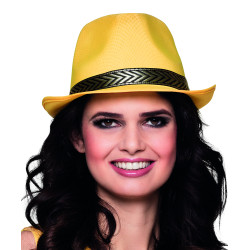 Párty klobouk žlutý se stužkou