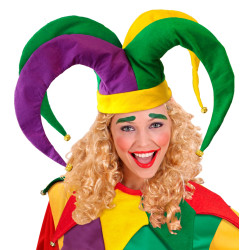 Čepice šašek s rolničkami