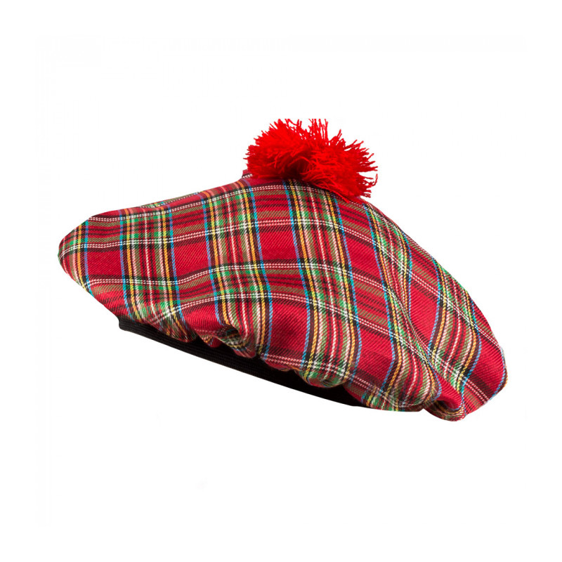Skotský baret červený