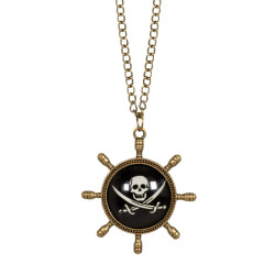 Pirátský náhrdelník kormidlo