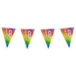 Narozeninová  girlanda '18' (6 m)