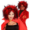 Čertovská paruka s rohy