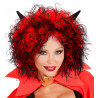 Čertovská paruka s rohy