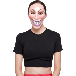 Maska smějící se ženy PVC