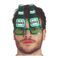 Brýle pivní láhve