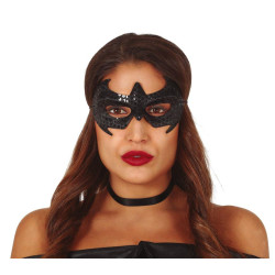 Škraboška superhrdiny motiv netoopýr