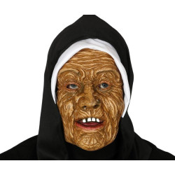 Vinylová maska jeptišky s kapucí