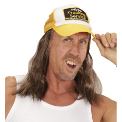 Kšiltovka s vlasy kamioňák